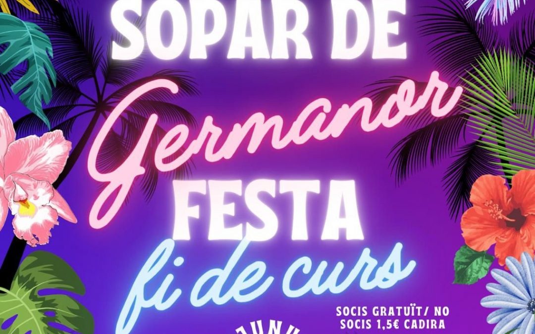 Sopar de Germanor 24/25