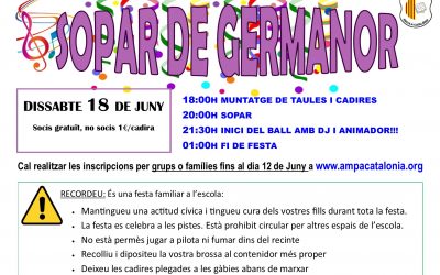 Sopar de Germanor 21-22