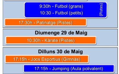 FINALS DE LES EXTRAESCOLARS CURS 2021-22