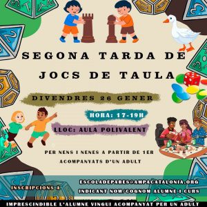 Segona Tarda de Jocs de Taula